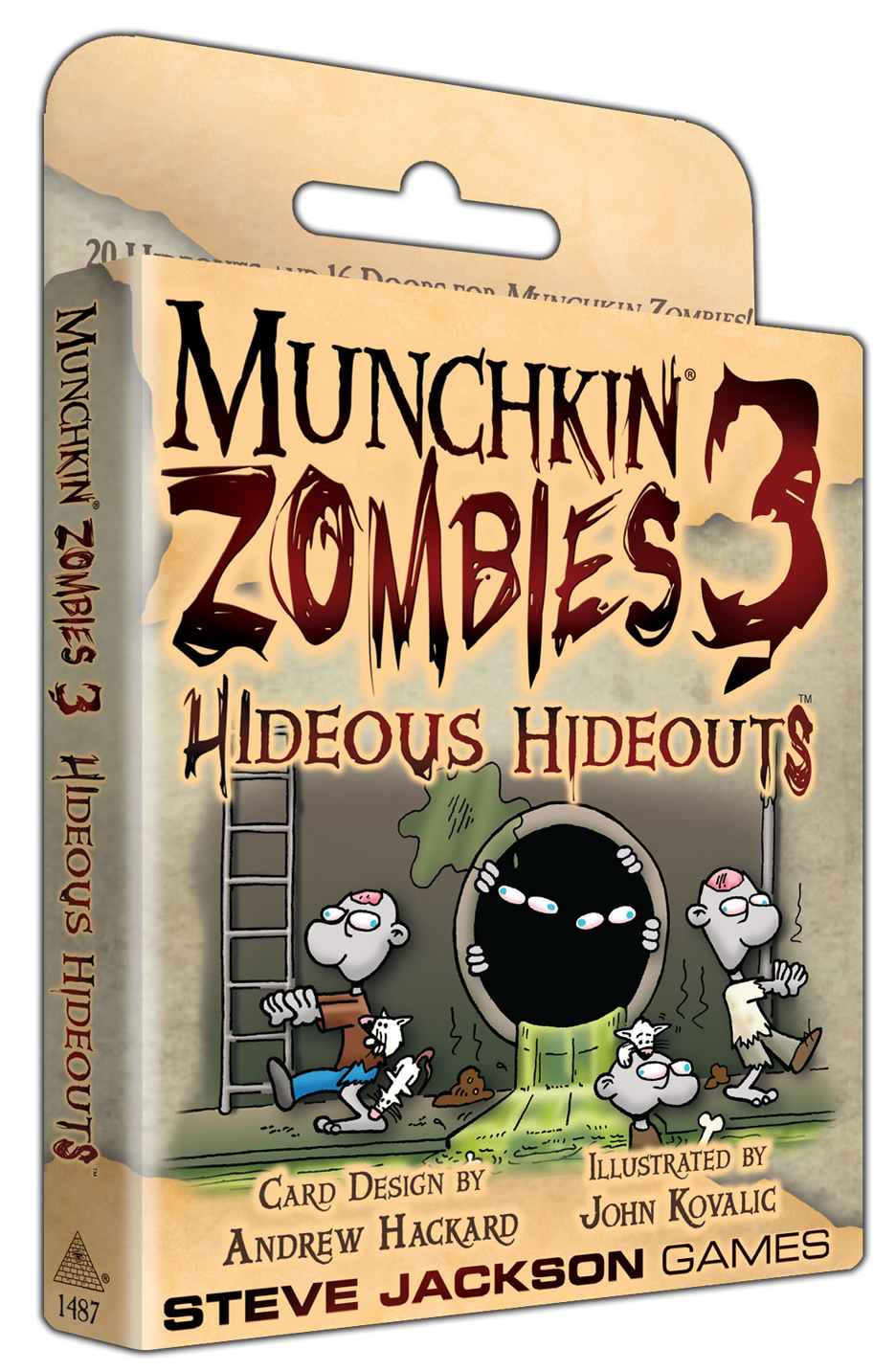 Munchkin : Zombies - 3 Hideous Hideouts Expansion
